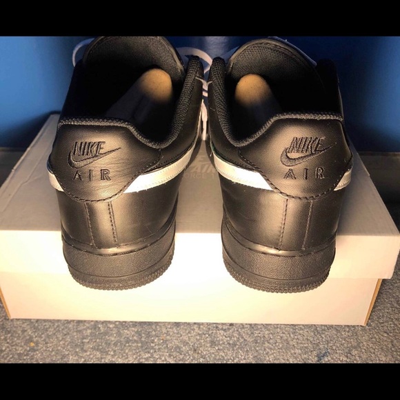 air force one swoosh pack black